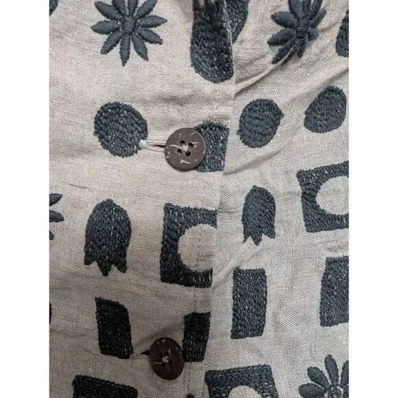 Cotton house Aya button down top - Picture 4 of 8